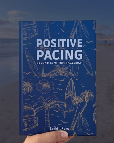 Buchcover Positive Pacing – Symptomtagebuch ME/CFS und Long Covid